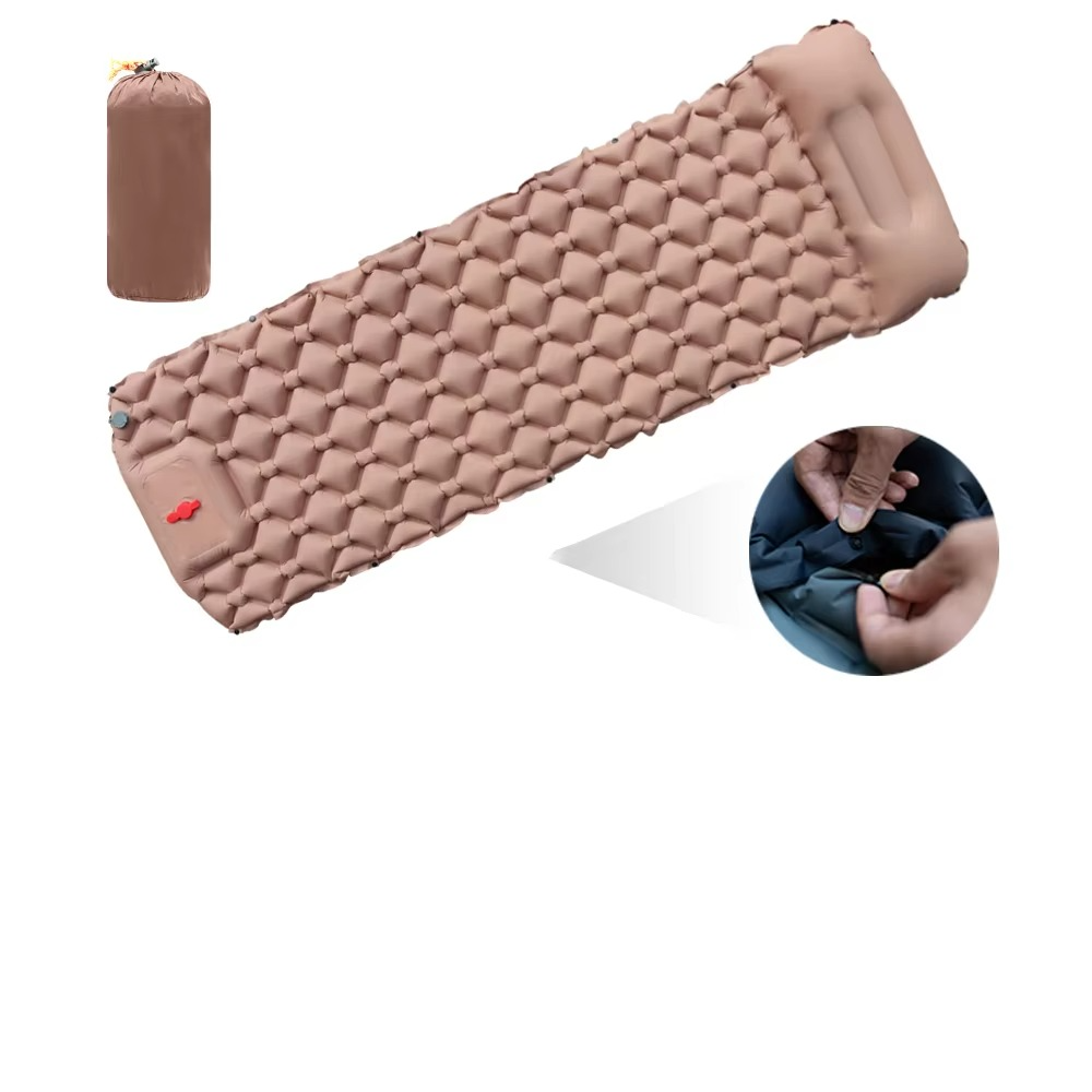 AdventureGear | Self-Inflating Camping Sleeping Pad with Built-In Pillow | Lightweight & Portable Comfort for Outdoor Adventures 6