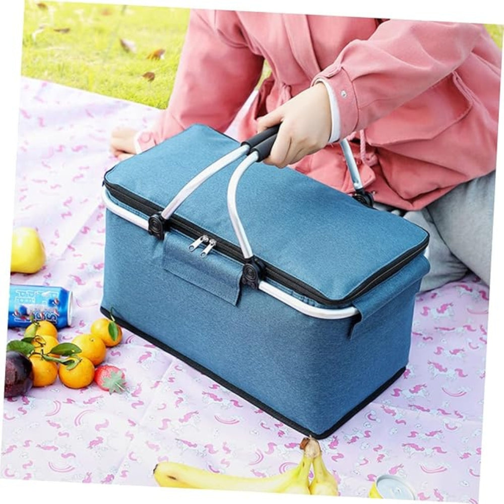 Adventure Gear | Collapsible Picnic Basket with Leakproof Design | 18L Capacity for Outdoor Convenience 1