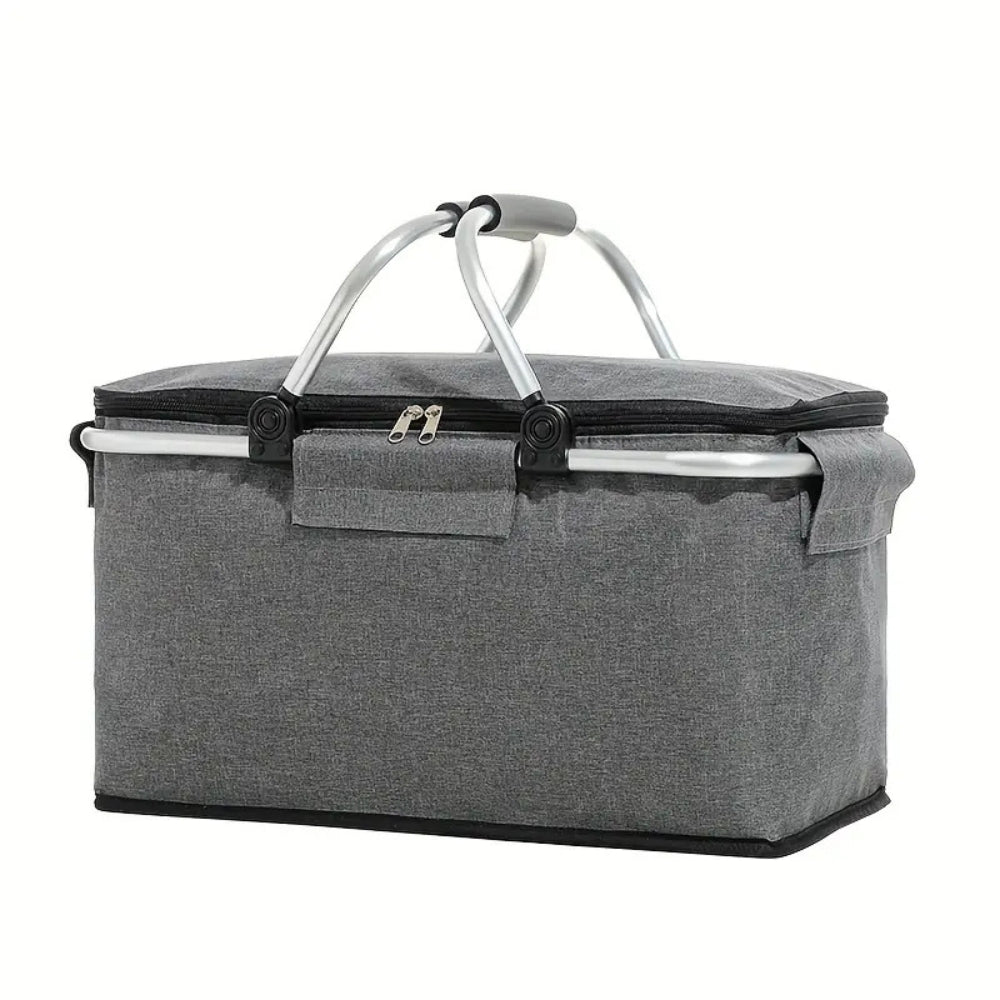 Adventure Gear | Collapsible Picnic Basket with Leakproof Design | 18L Capacity for Outdoor Convenience 7