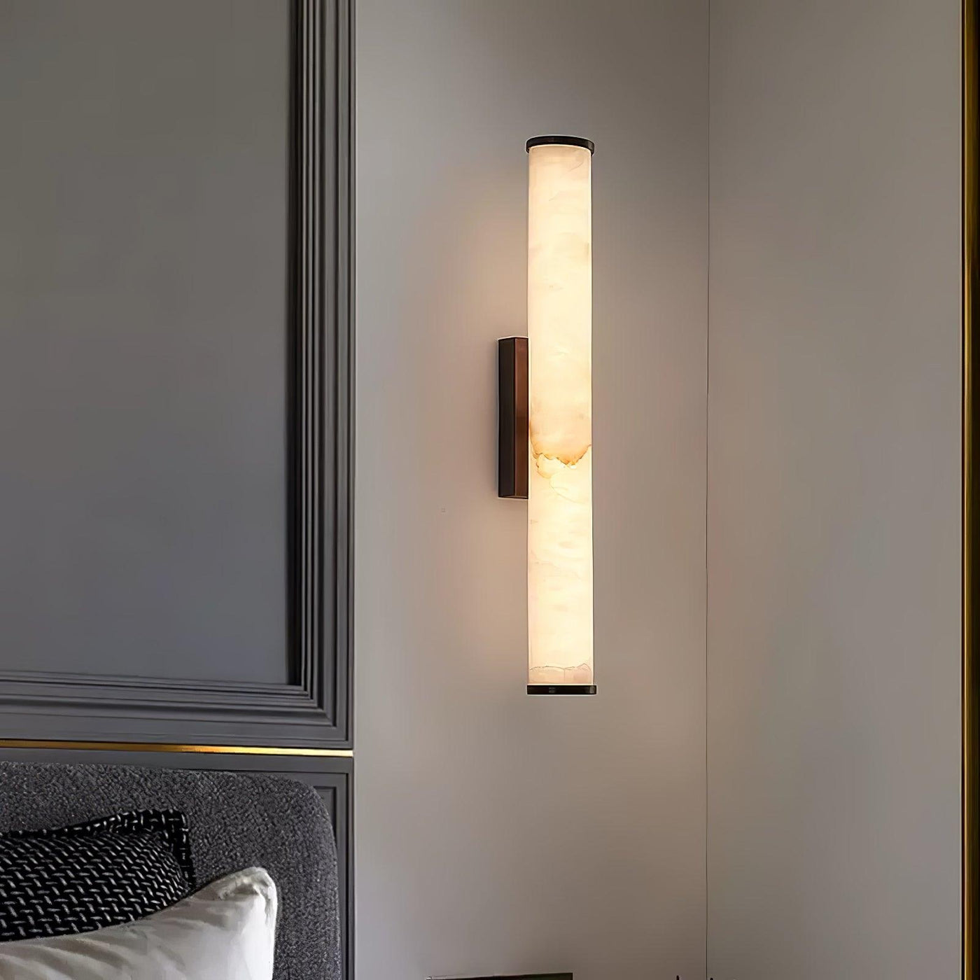 AlabasterGlow | Elegant Modern LED Wall Sconce for Ambient Lighting 2