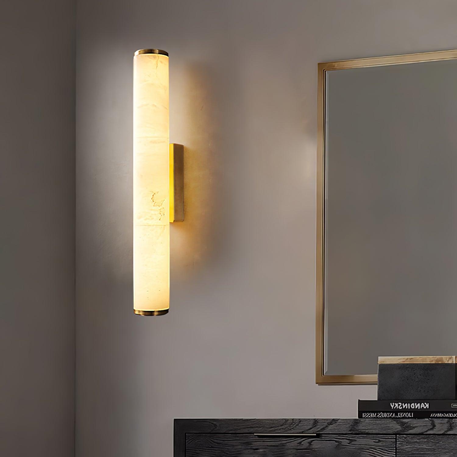 AlabasterGlow | Elegant Modern LED Wall Sconce for Ambient Lighting 5