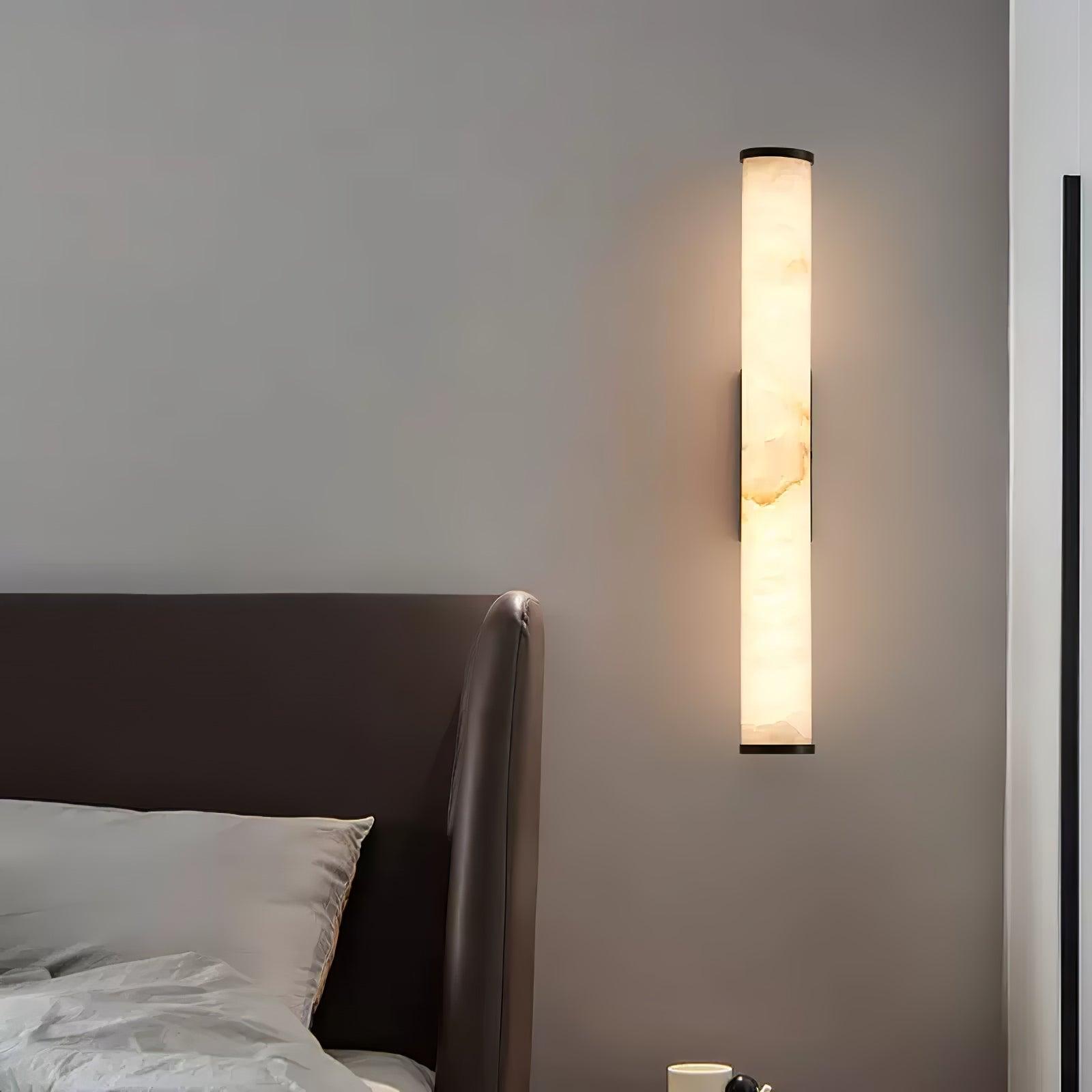 AlabasterGlow | Elegant Modern LED Wall Sconce for Ambient Lighting 8