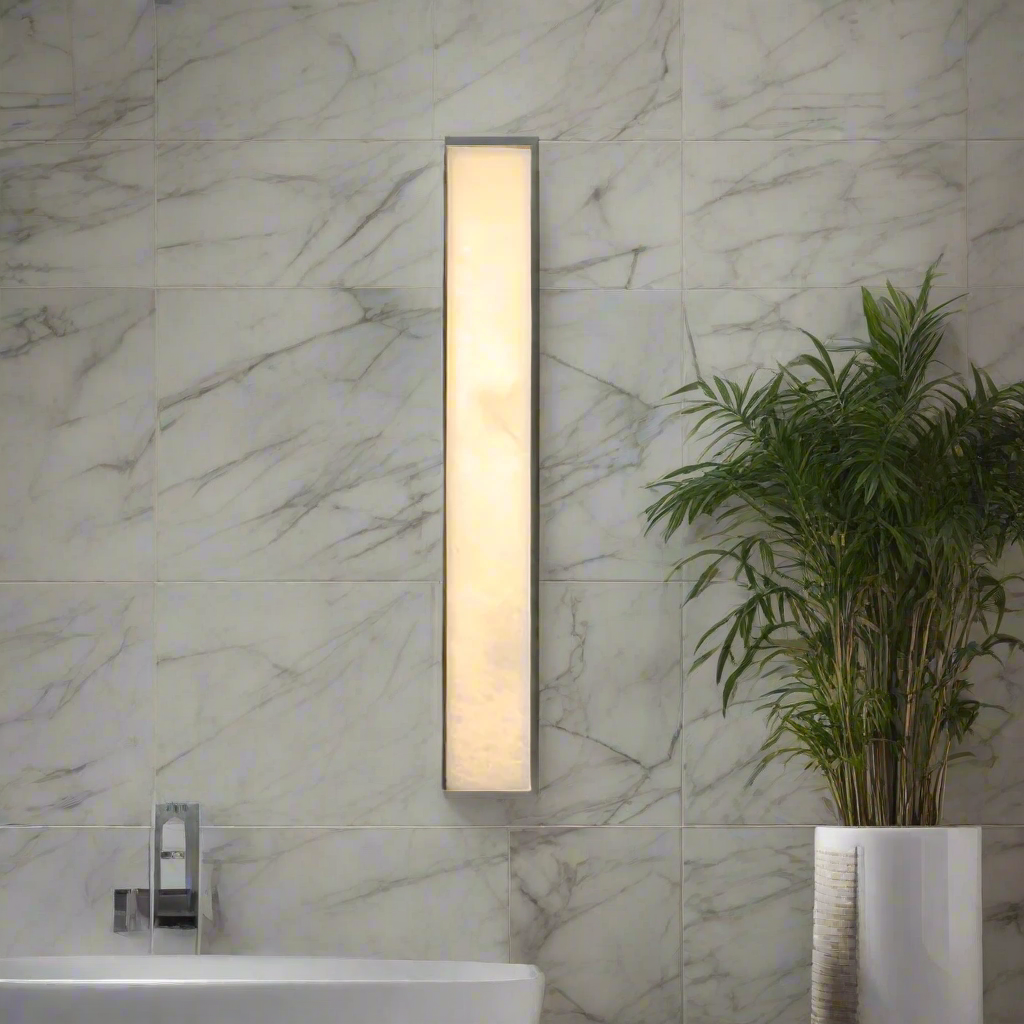 AlabasterGlow | Modern Elegant Outdoor Wall Lantern Light Fixture 7