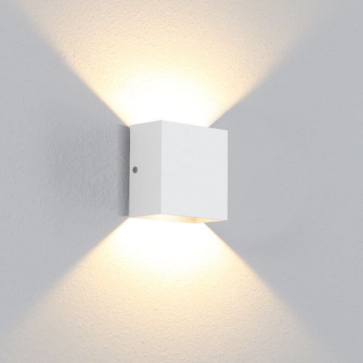 Alumina | Modern Sleek Square Wall Sconce Lighting Fixture