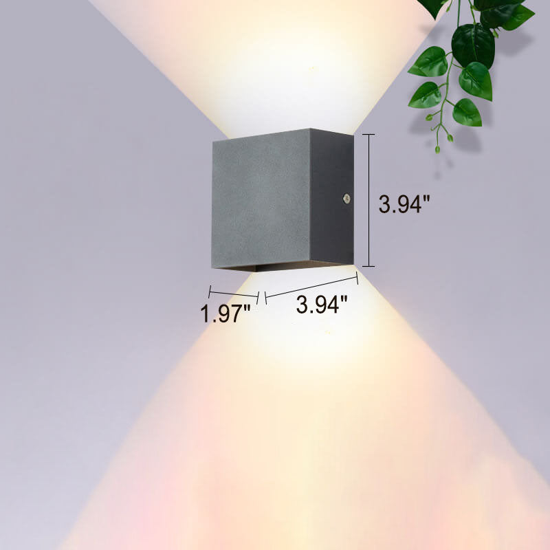 Alumina | Modern Sleek Square Wall Sconce Lighting Fixture 5