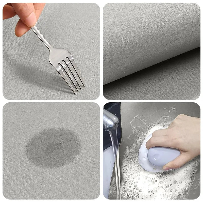 AquaStone | Non-Slip Bath Mat with Super Absorbent Diatomite for Enhanced Comfort 5