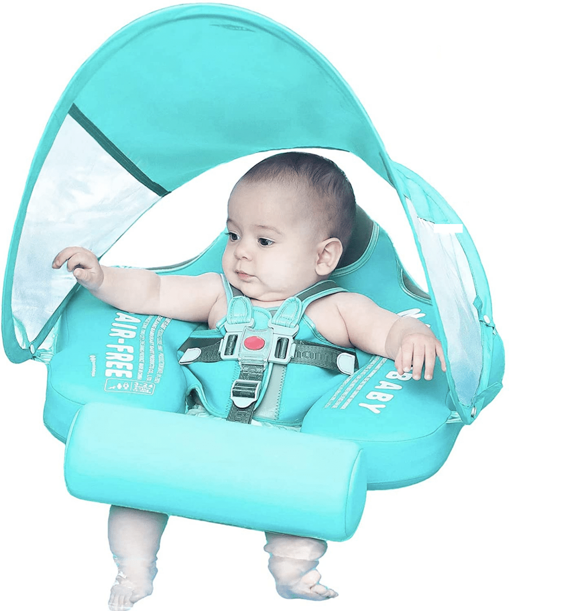 Inflatable Swim Ring with Sun Canopy for Babies, Infant Pool Float – image 4