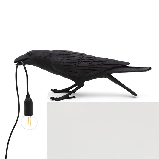 Artistic Raven | LED Table Lamp with Unique Sculptural Design | Whimsical Lighting for Bedside or Living Room 0