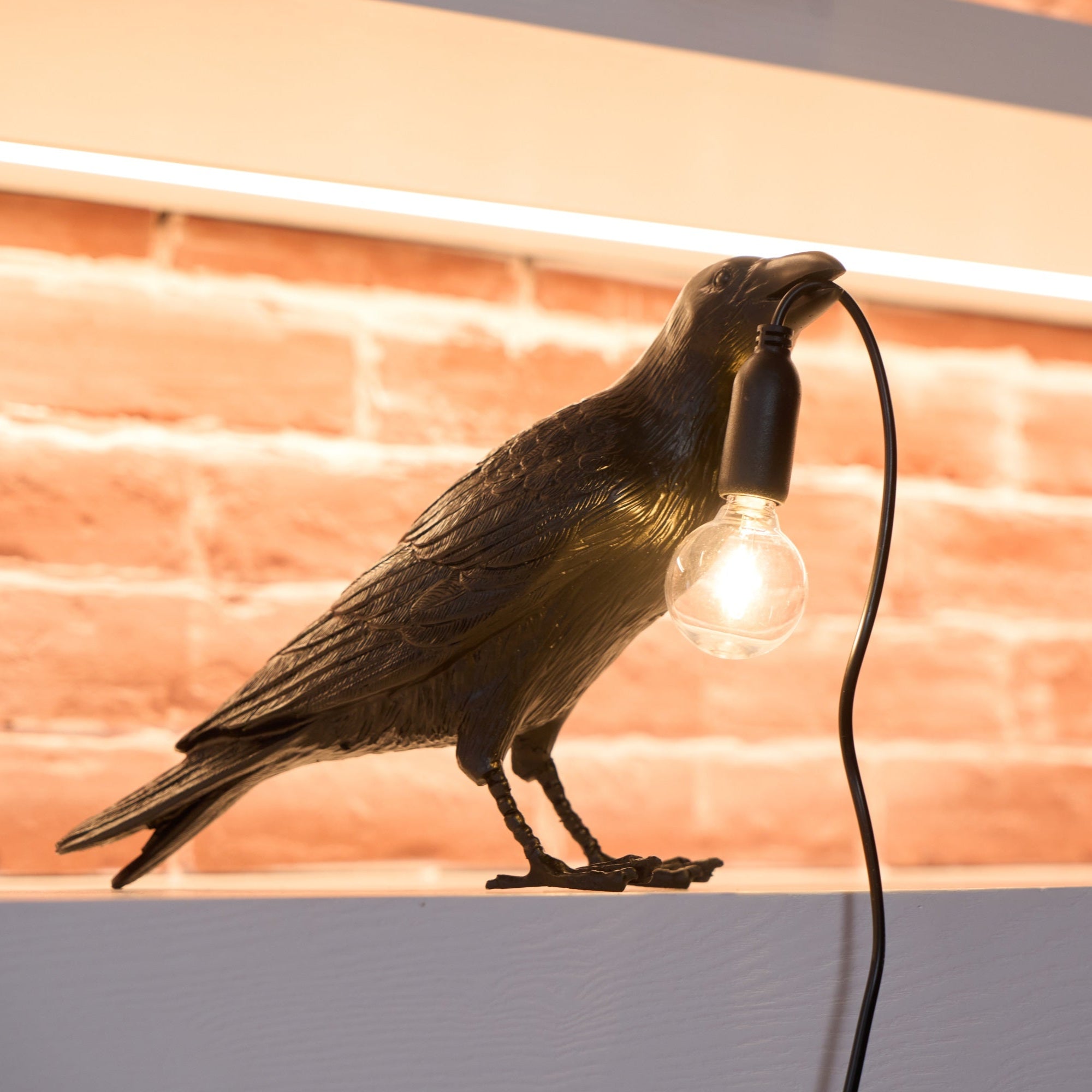 Artistic Raven | LED Table Lamp with Unique Sculptural Design | Whimsical Lighting for Bedside or Living Room 5