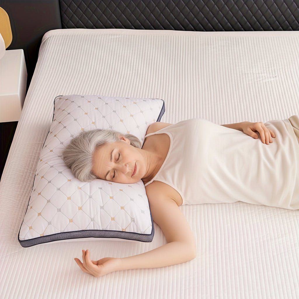 Side Sleeper Pillow, Neck Support Pillow for Back Sleepers, Ergonomic Neck Pillow for Sleeping with Washable Cover_00