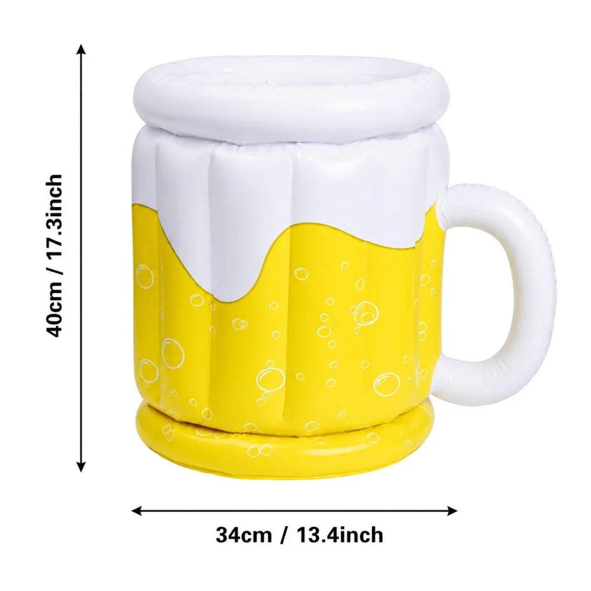 Inflatable Ice Bucket Beer Mug, Party Ice Bucket for Drinks, Party Drinks Cooler for BBQ and Garden_04