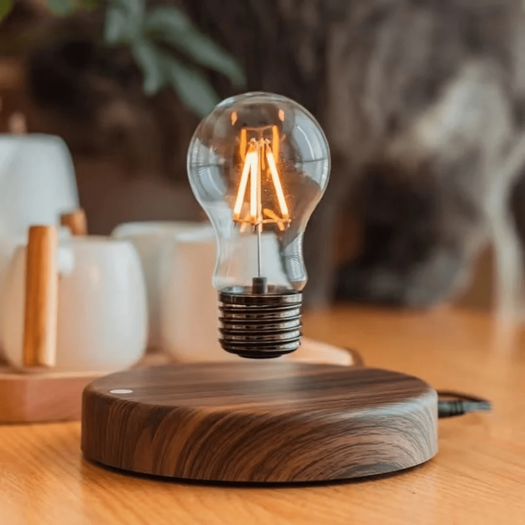 Table Lamps, Floating Touch Lamp with Magnetic Levitation, LED Bedside Lamp in Warm White