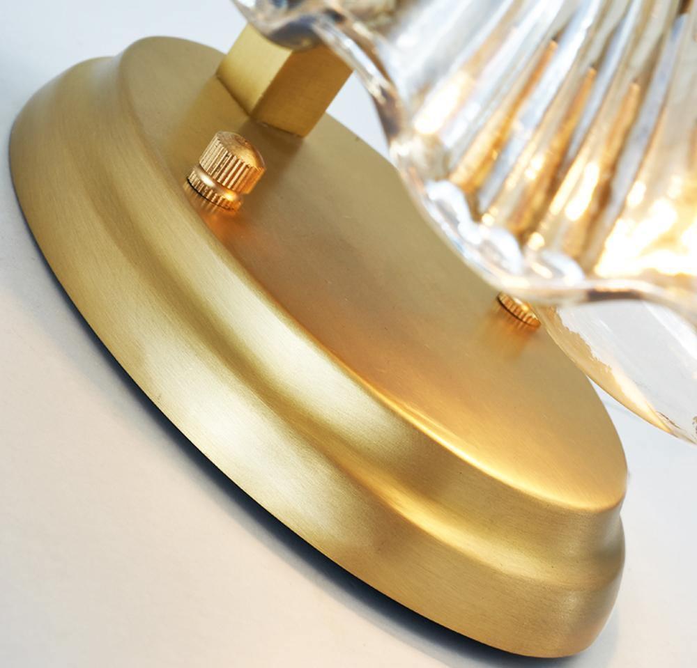 AureaShell | Elegant Coastal Iron Glass Wall Light Sconce Fixture 1