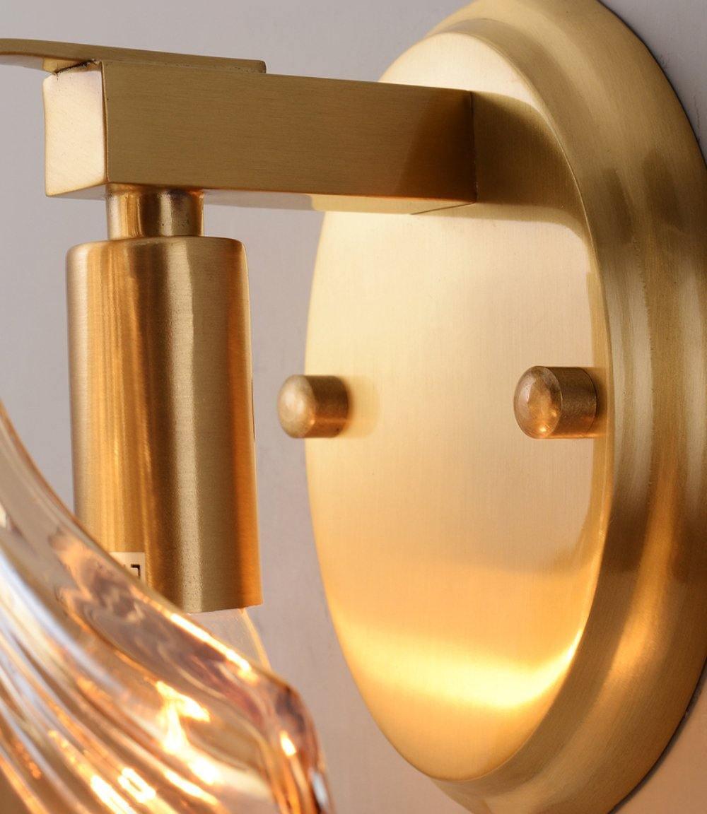 AureaShell | Elegant Coastal Iron Glass Wall Light Sconce Fixture 2