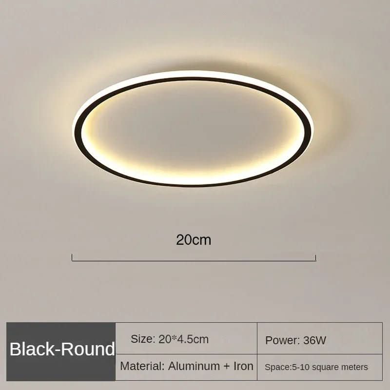 LED Ceiling Lights, Round Ceiling Light for Living Room and Bedroom, Dimmable Hallway Light in 5 Sizes_05