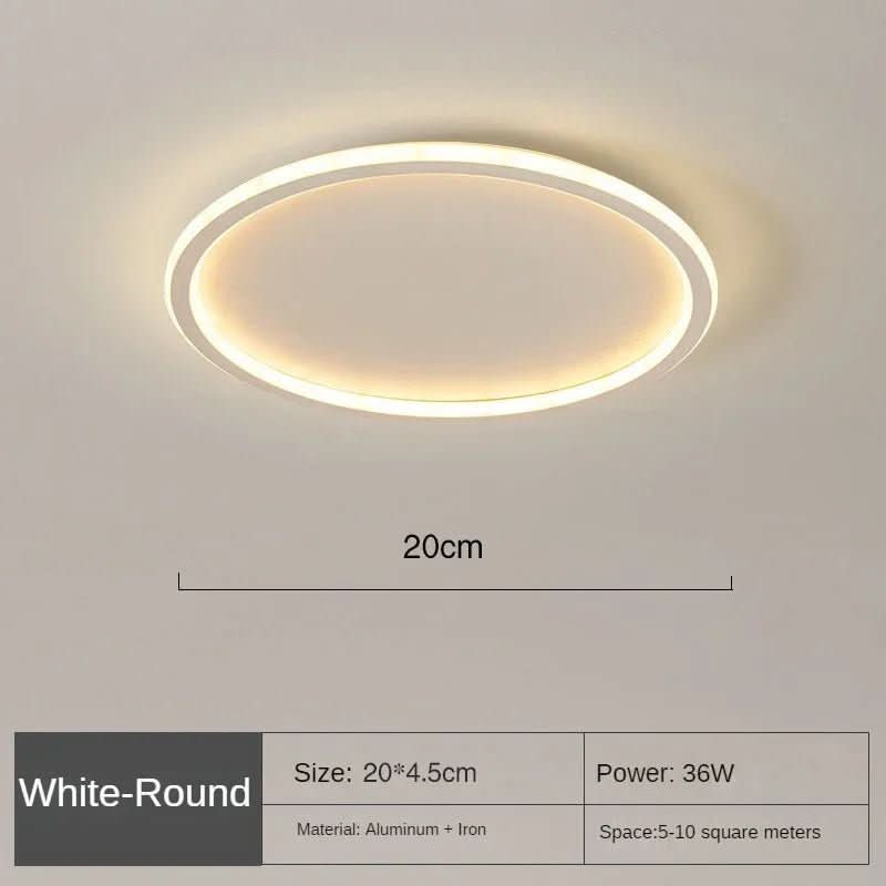 LED Ceiling Lights, Round Ceiling Light for Living Room and Bedroom, Dimmable Hallway Light in 5 Sizes_06