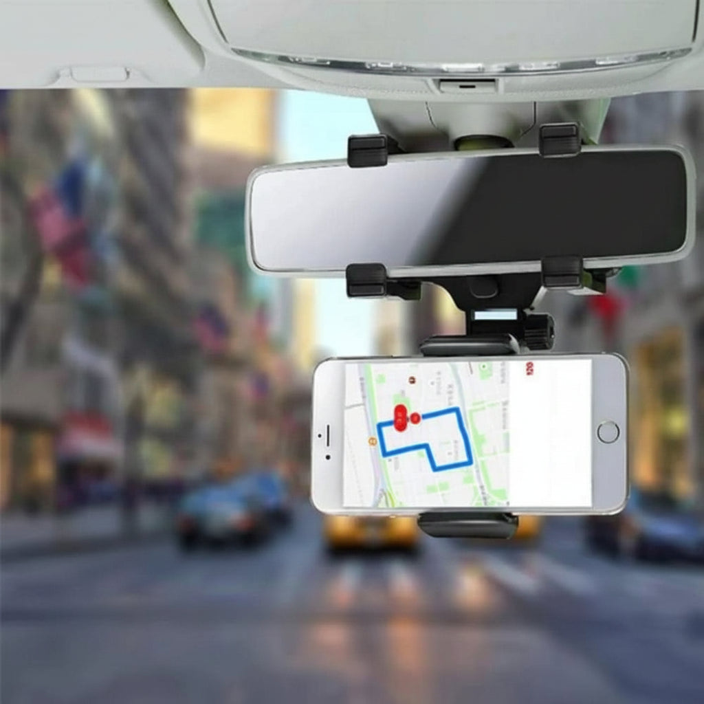 Rear View Mirror Phone Mount for Car, Car Accessories for Driving – image 6