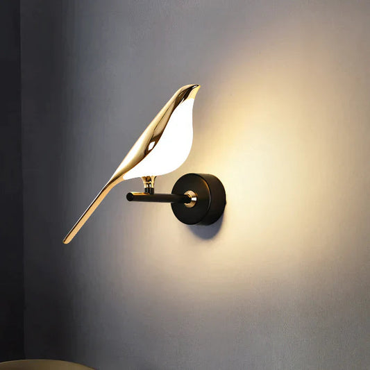 AviaryGlow | Elegant Whimsical Bird Wall Sconce LED Light 0