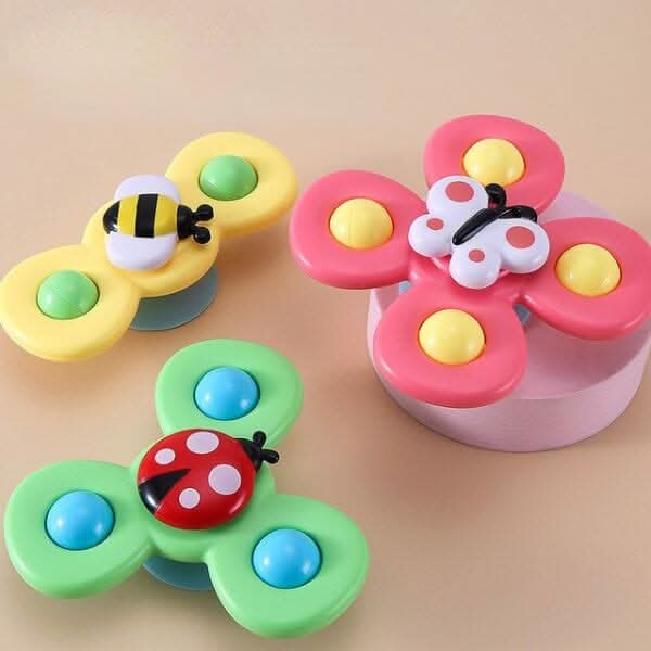 Toddler Toys, Baby Spinner Toy Set of 3, Infant Sensory Toys for Fine Motor Skills, Pram Toys for Travel_05