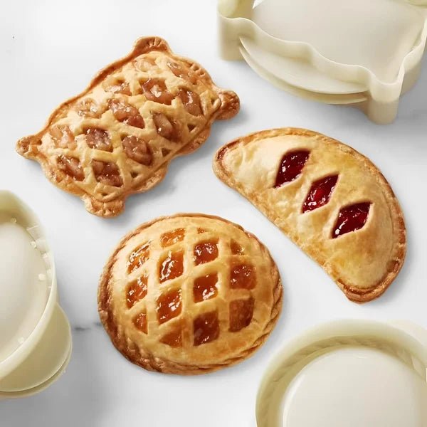 Pie Press for Hand Pies and Empanadas, Double Sided Dough Press Set of 3, Christmas Baking Tools, Pastry Crimper_03