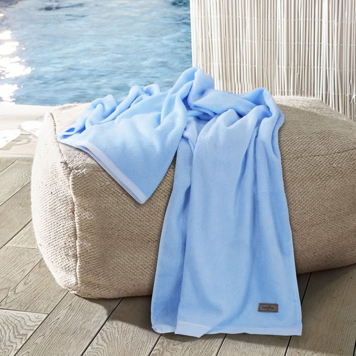 Bath Towels, Large Bath Towel 70 x 140 cm, Soft Absorbent Towels for Bathroom and Spa with Fabric Bag_01