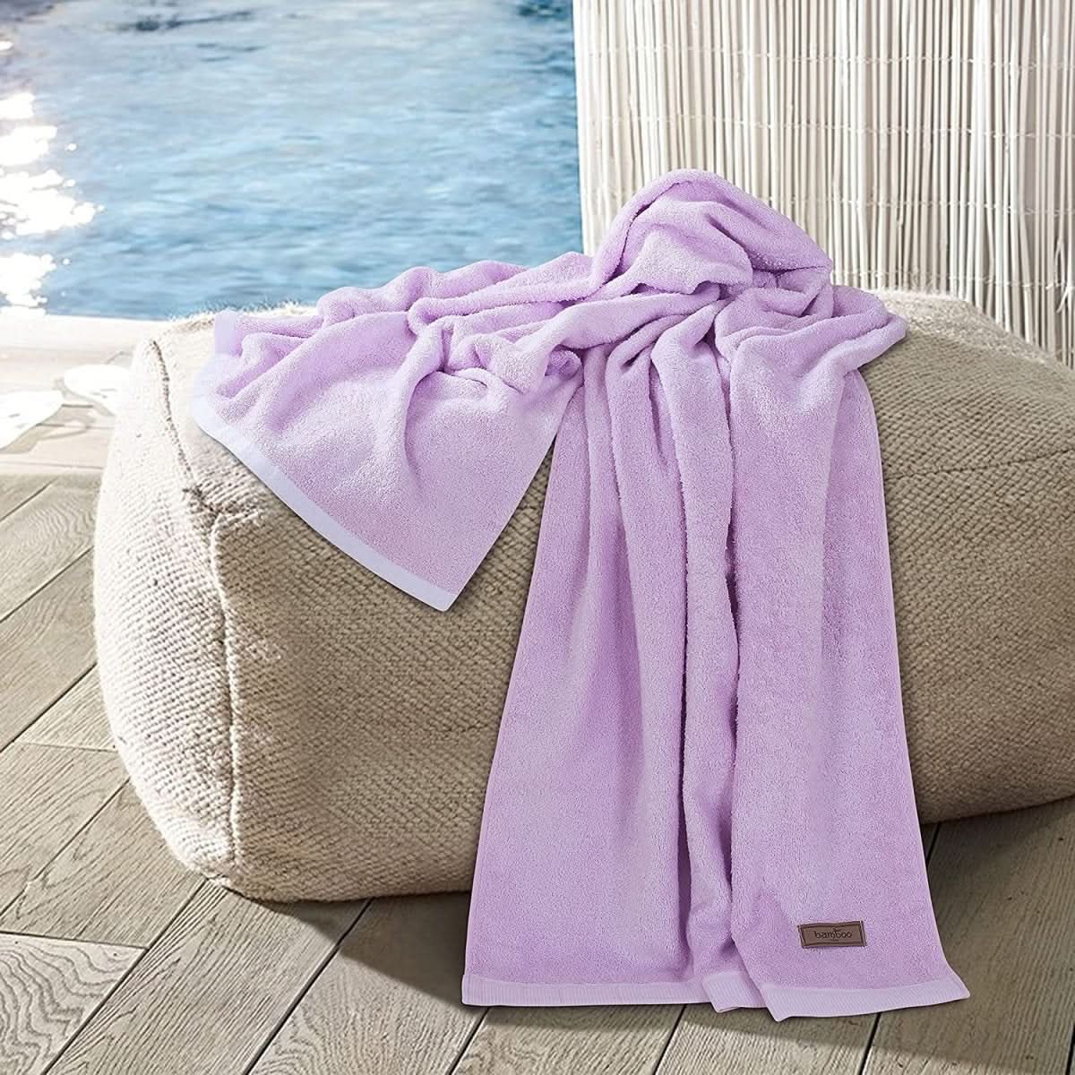 Bath Towels, Large Bath Towel 70 x 140 cm, Soft Absorbent Towels for Bathroom and Spa with Fabric Bag_06