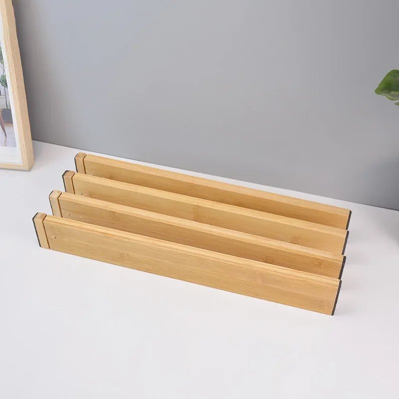 Kitchen Drawer Dividers, Bamboo Drawer Organisers