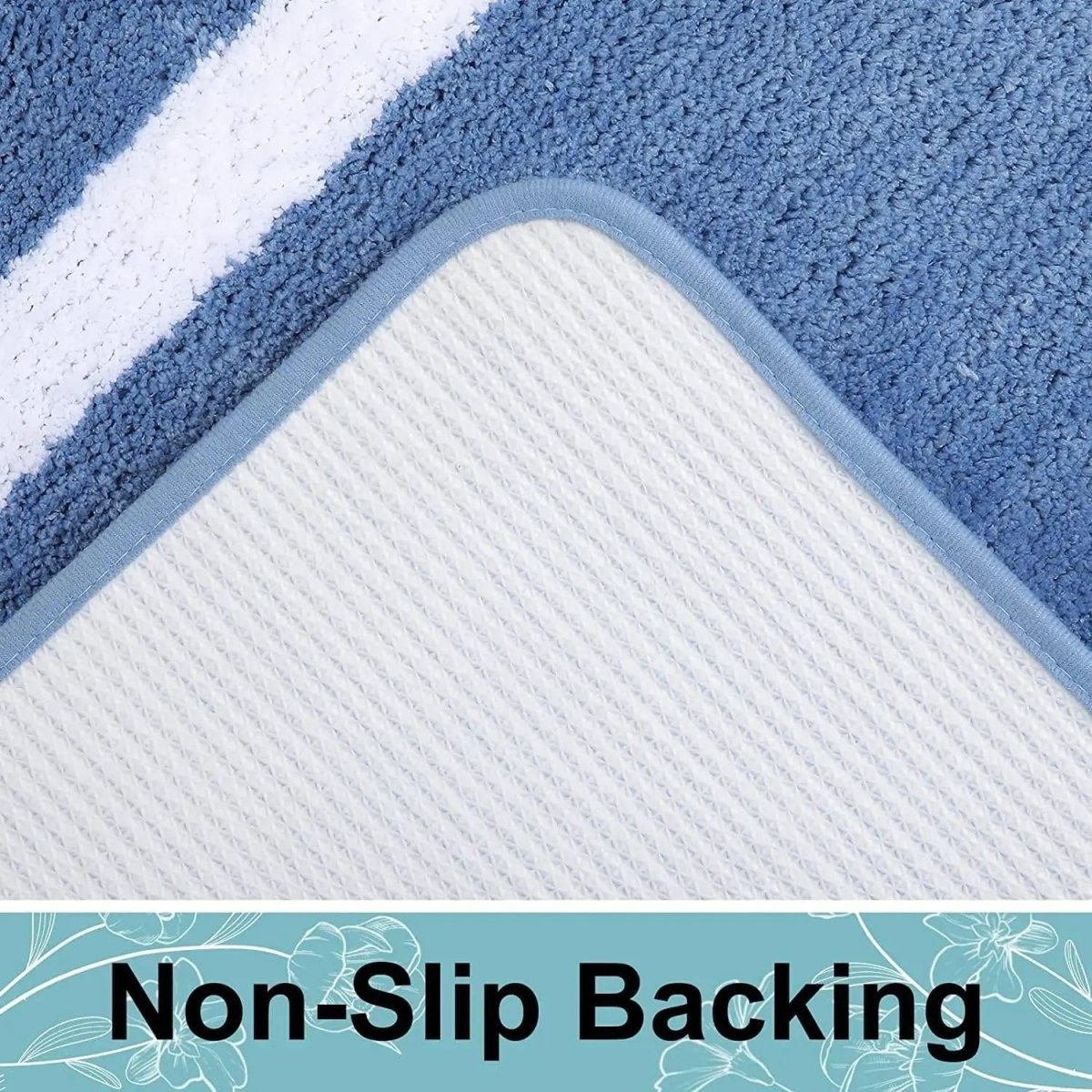 Non Slip Bath Mat, Microfibre Bathroom Mat, Soft Floor Mat for Bathroom, Living Room and Bedroom_06