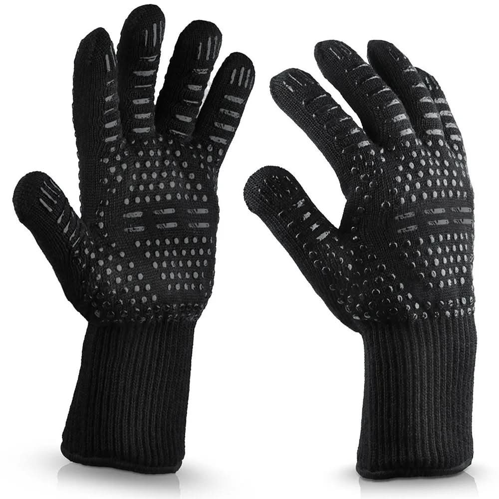 Oven Gloves, Heat Resistant Gloves up to 500°C for BBQ and Grill, Oven Mitts, Barbecue Accessories for Kitchen_04