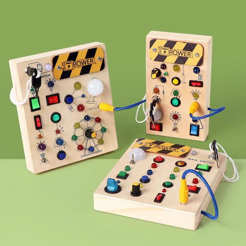 Light Up Busy Board, Sensory Toys for 3 Year Olds – image 5