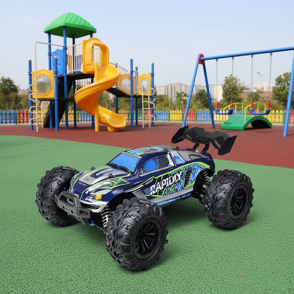 Remote Control Car, Fast RC Car with Brushless Motor and 4WD, 1:16 Off Road RC Car for Outdoor Racing_03
