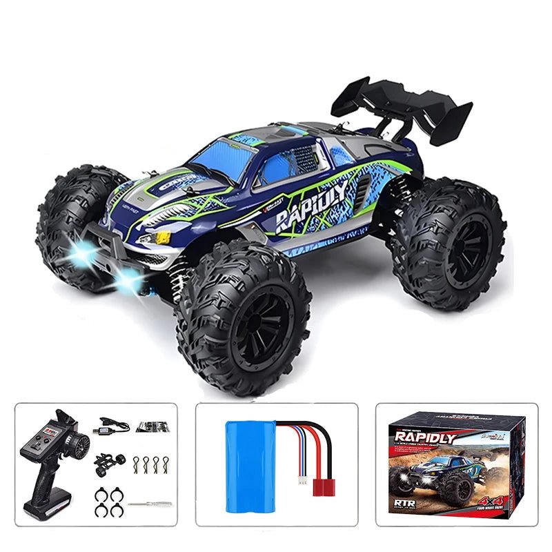 Remote Control Car, Fast RC Car with Brushless Motor and 4WD, 1:16 Off Road RC Car for Outdoor Racing_09