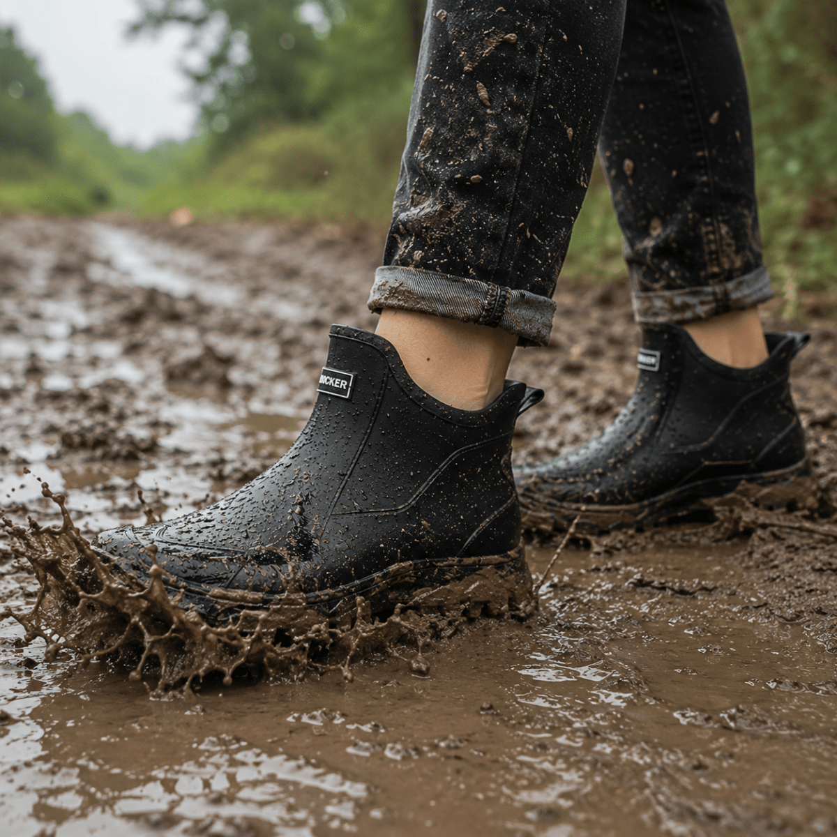 Rubber Rain Boots with Non Slip Sole – image 6