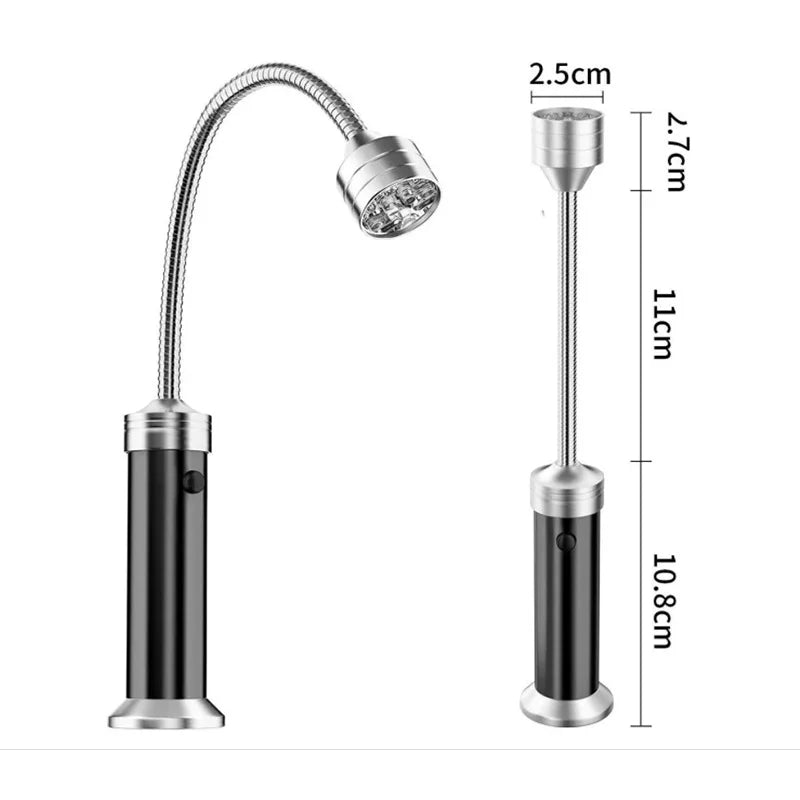 Camping Lights, Magnetic LED Light for BBQ Grill, Battery Operated Light with Flexible Gooseneck, Barbecue Accessories_05