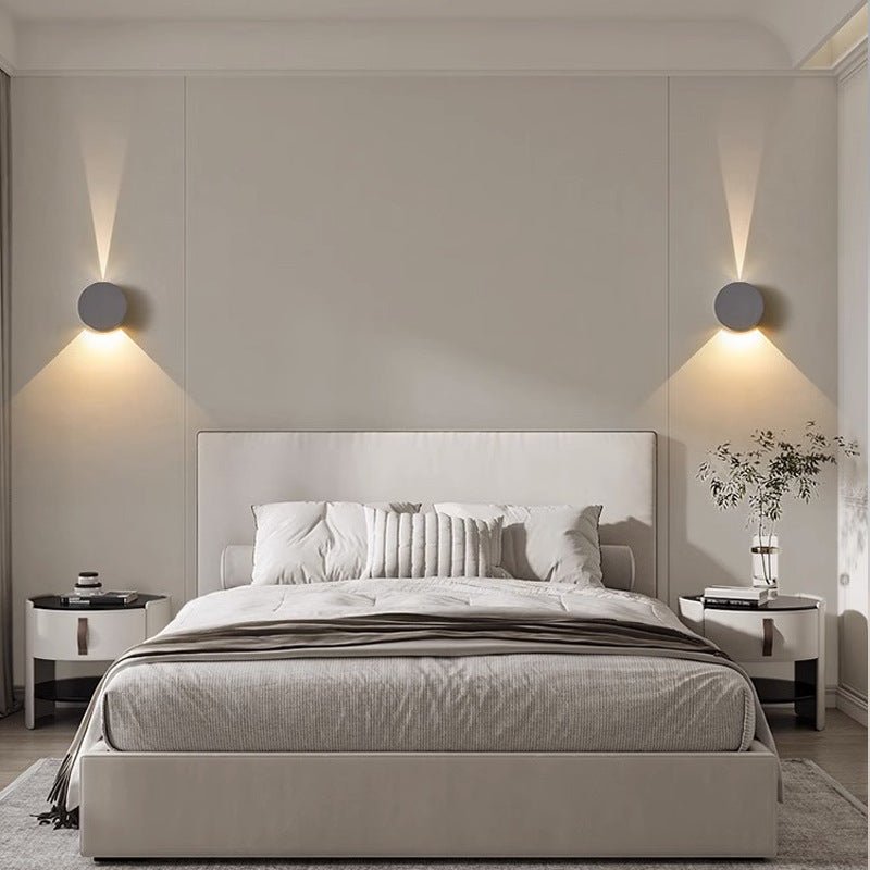 LED Wall Light, Modern Wall Sconce in Aluminium, Living Room Wall Light for Hallway, Indoor Stair Lights_01