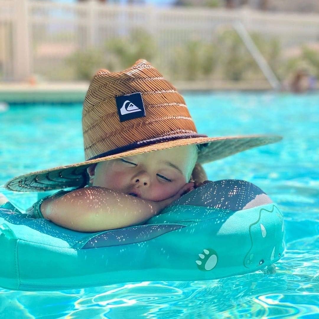 Baby Swimming Trainer | Non-Inflatable Float with Sun Canopy | Safe Water Exploration for Infants 2