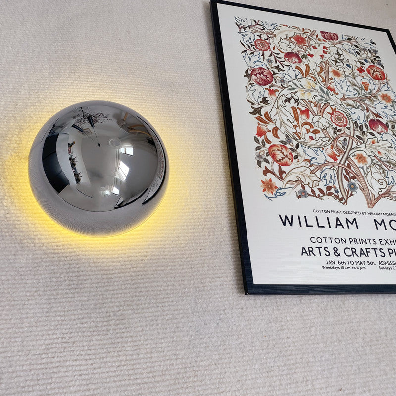 Bauhaus Collection | Glass Globe Wall Light with Minimalist Design | Elegant Ambient Glow for Stylish Interiors 5