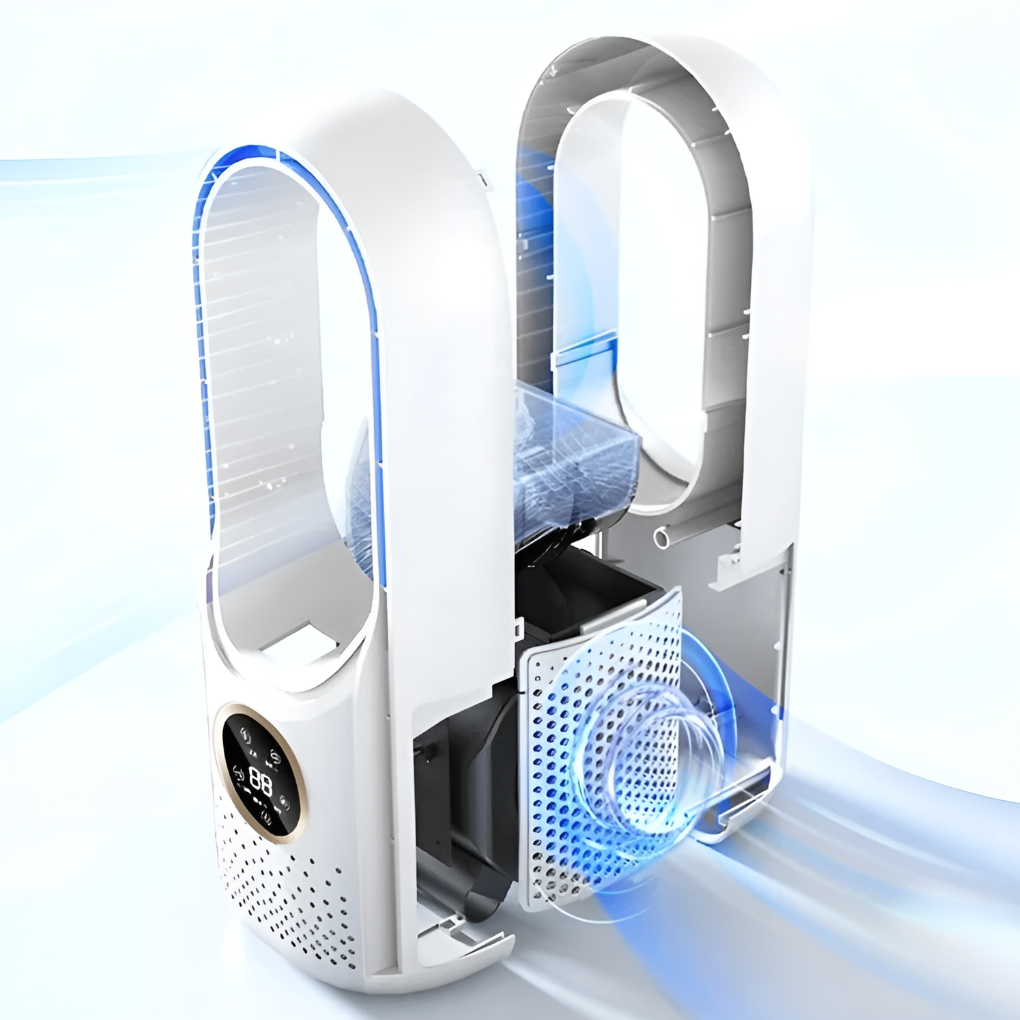 Blade-Free Portable AC Unit | Quiet Operation & Compact Design for Efficient Home Cooling 4