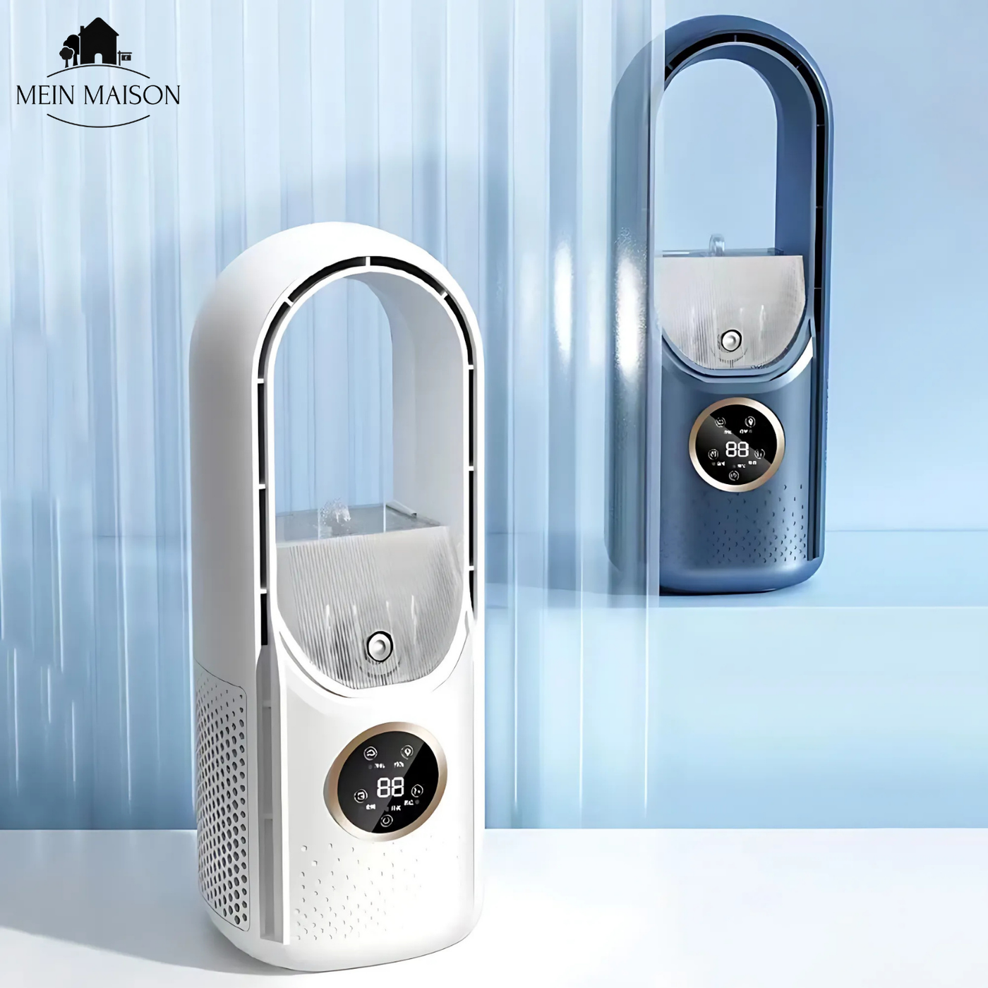 Blade-less USB Fan | Adjustable Speed & Timer | Compact Design for Refreshing Comfort 2