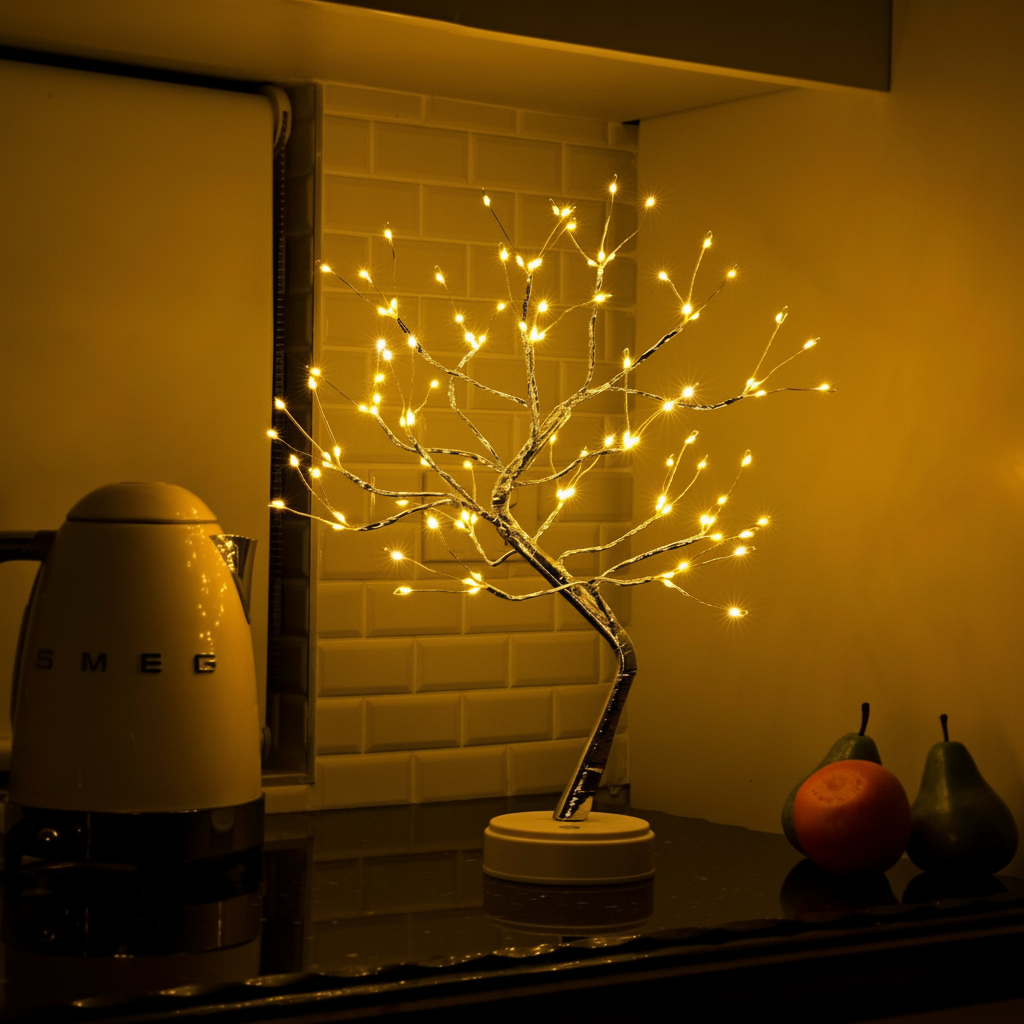 Bonsai Tree | Decorative LED Table Lamp with Warm Glow | Nature-Inspired Design for Cozy Home Atmosphere