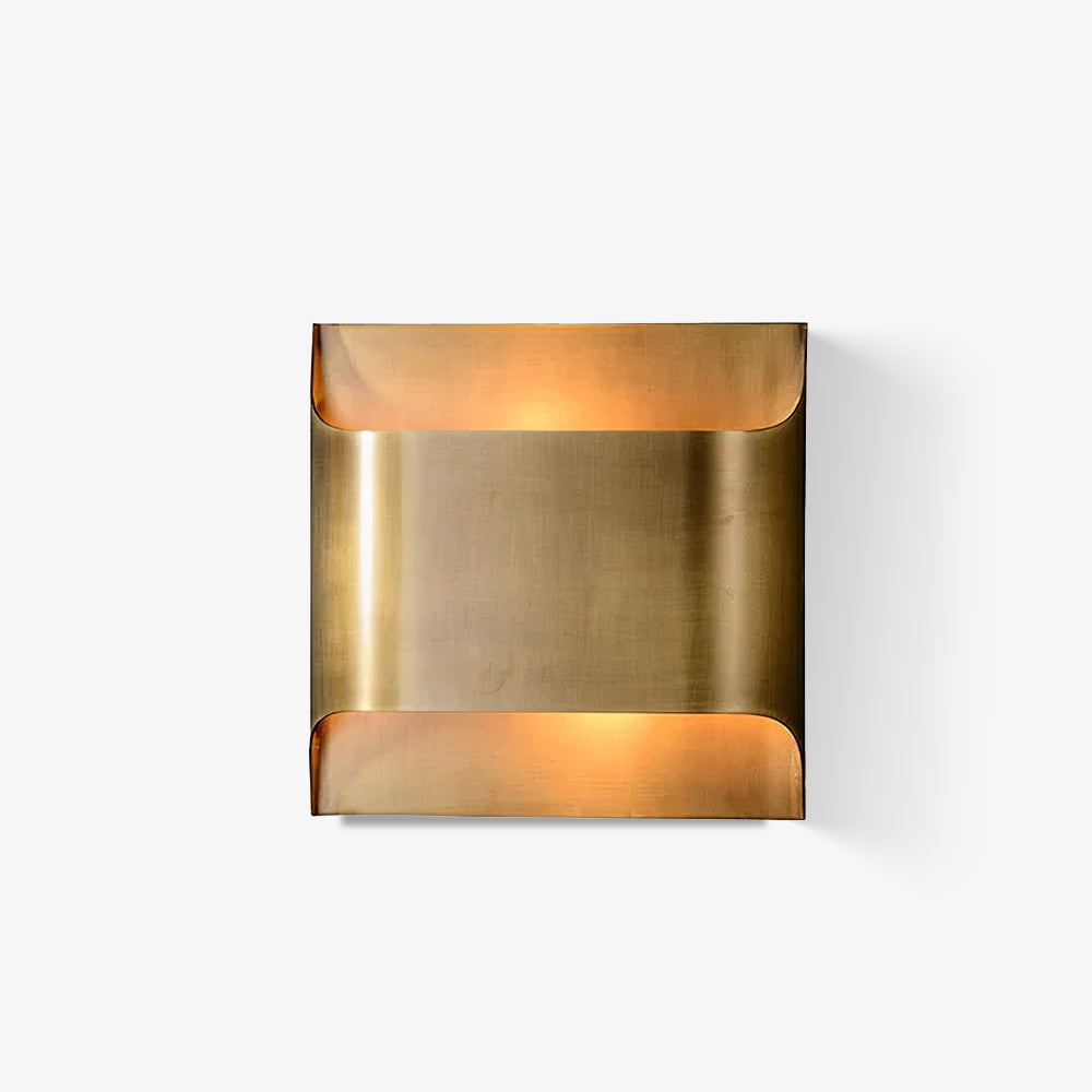 BrassAura | Elegant Modern Curved LED Wall Sconce Light Fixture 1