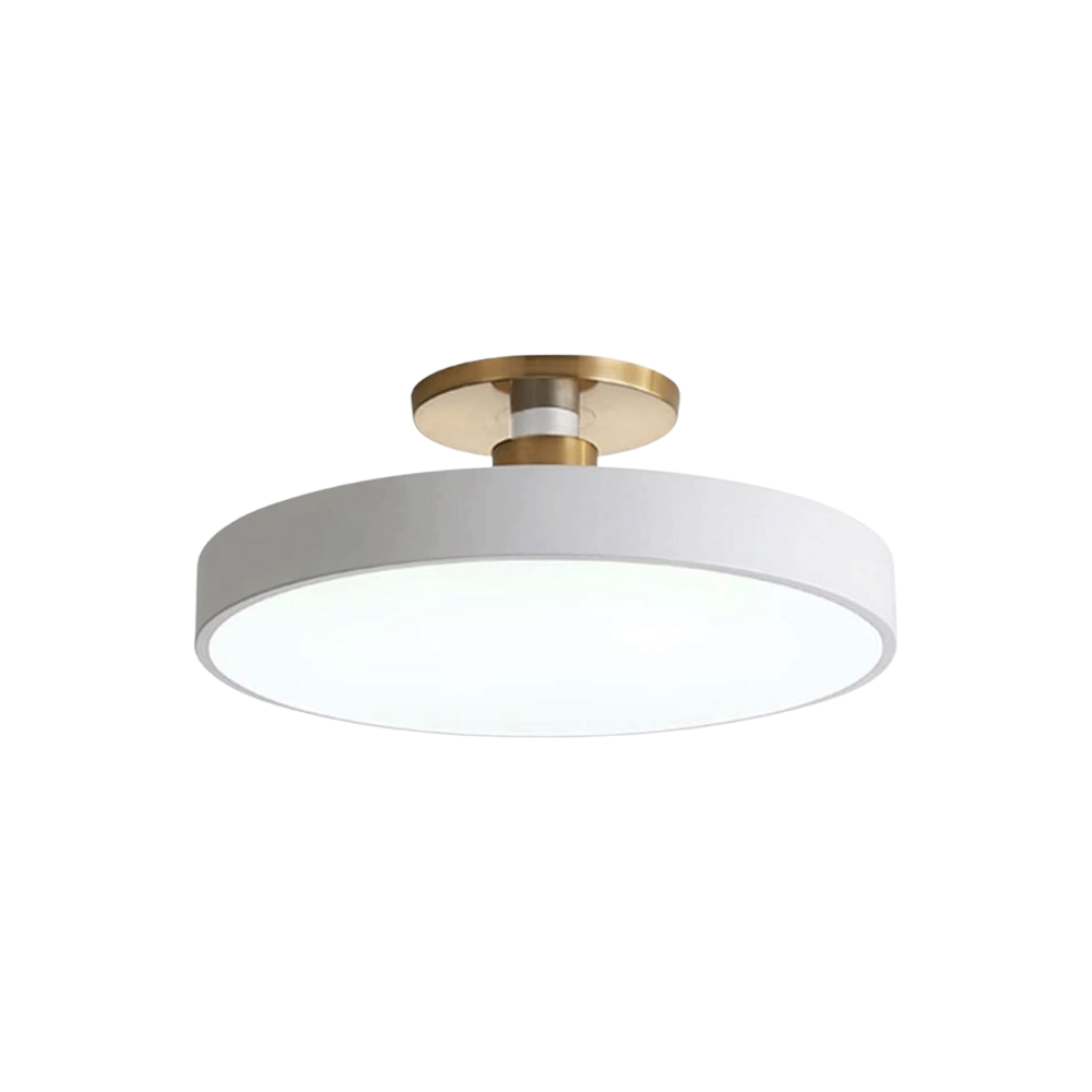 BrassAura | Elegant Modern Round LED Ceiling Light Fixture 0