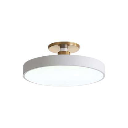 BrassAura | Elegant Modern Round LED Ceiling Light Fixture 0