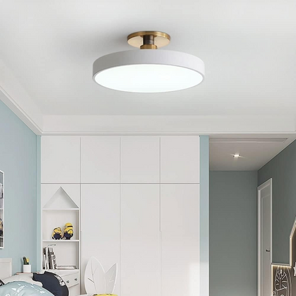 BrassAura | Elegant Modern Round LED Ceiling Light Fixture 1