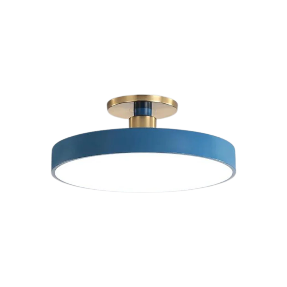BrassAura | Elegant Modern Round LED Ceiling Light Fixture 10