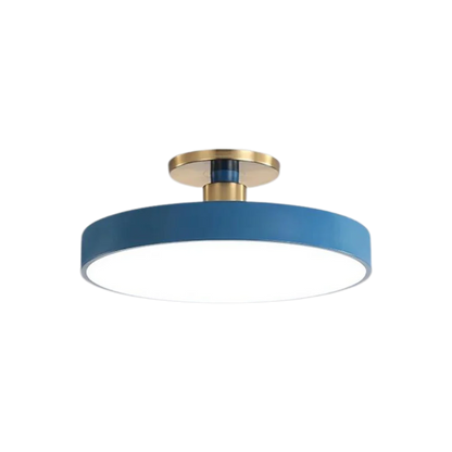 BrassAura | Elegant Modern Round LED Ceiling Light Fixture 10