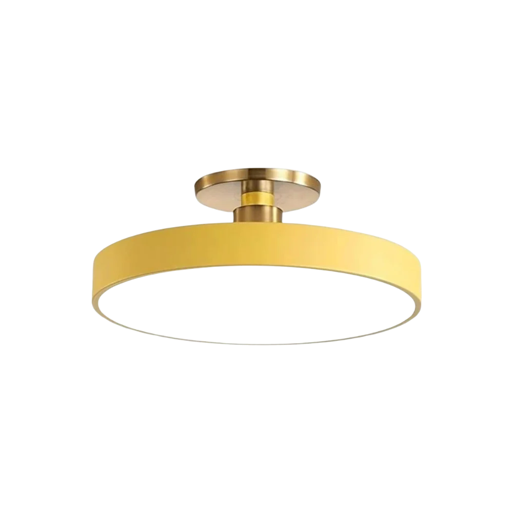 BrassAura | Elegant Modern Round LED Ceiling Light Fixture 11