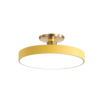 BrassAura | Elegant Modern Round LED Ceiling Light Fixture 11