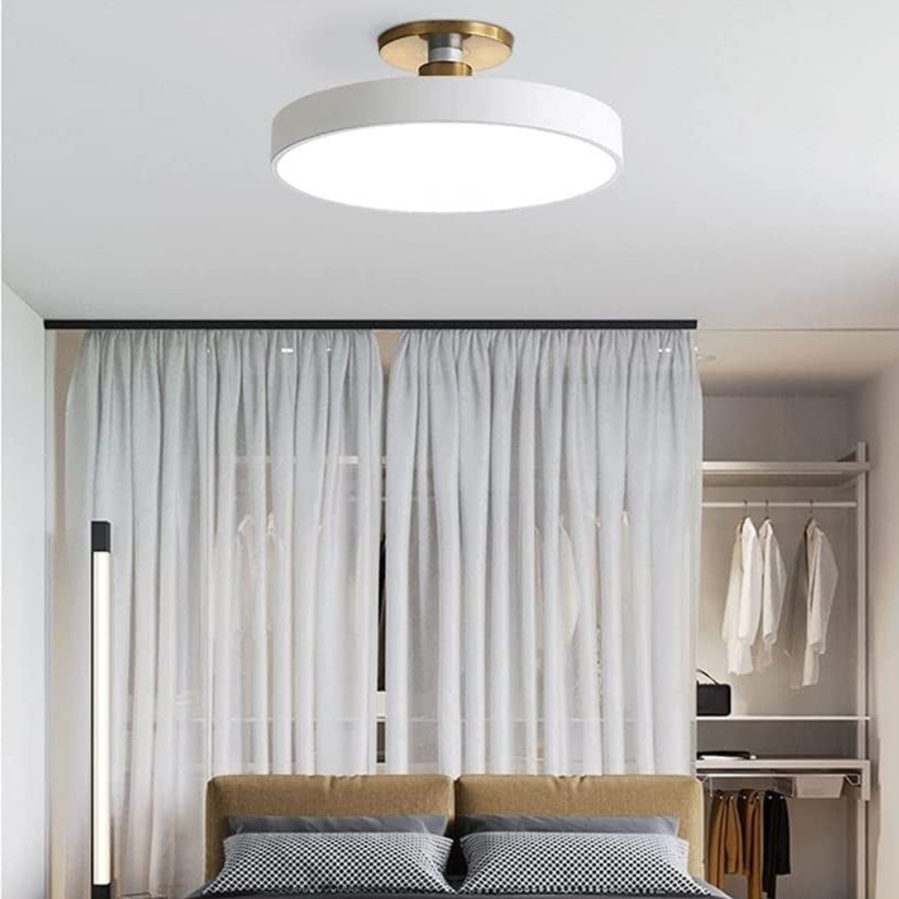 BrassAura | Elegant Modern Round LED Ceiling Light Fixture 2
