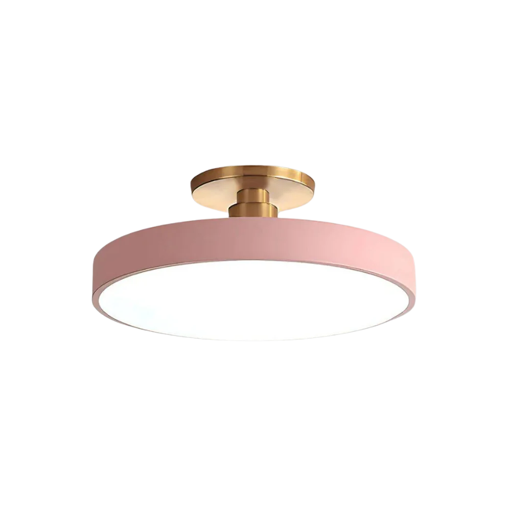 BrassAura | Elegant Modern Round LED Ceiling Light Fixture 5